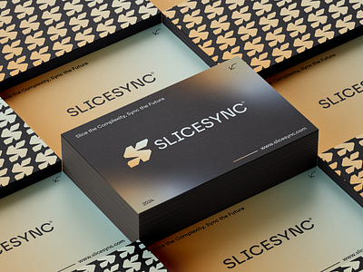 Slicesync Tech - Visual Identity br brand identity branding graphic design logo modern s startup tech technology visual identity