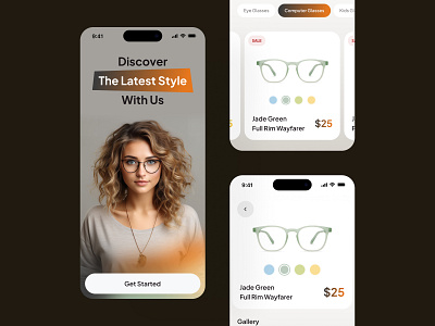 FrameFuison Eyewear App UI Design app appdesign applicationdesign branding design eyewear graphic design illustration logo mobileapp modern optical sunglasses trendy ui uiux ux vector websiitedesign website