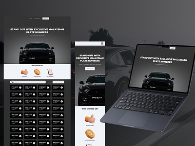 Bigmoveplate (Plate Number Marketplace) design ui web design