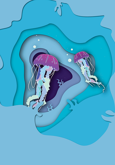 медузы animation graphic design