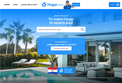 Hogar branding develpment identity logo ui ux web design webflow
