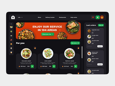 RESTAURANT MENU | PWA WEB APP | CREATIVE SaaS PLATFORM app cafe concept creative delivery development dish eat food food delivery app homepage meat menu pwa restaurant menu resturant saas ui ux web app