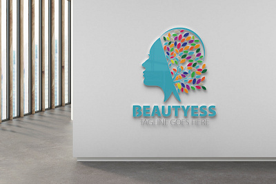 Beauty Logo 3d beauty logo branding graphic design logo