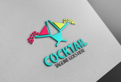 Cocktail Version2 branding cocktail version2 graphic design logo