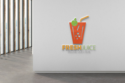 Fresh Fruit Logo2 3d animation branding fresh fruit logo2 graphic design logo