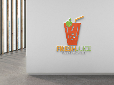 Fresh Fruit Logo2 3d animation branding fresh fruit logo2 graphic design logo