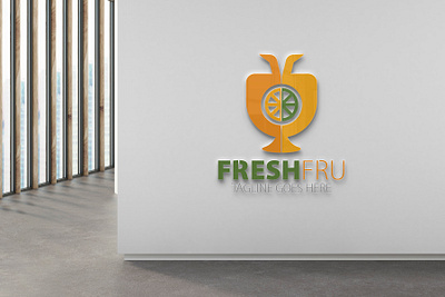 Fresh Logo 3d branding fresh logo graphic design logo motion graphics