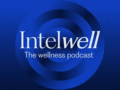 Intelwell branding design graphic design minimal modern podcast