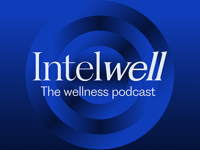 Intelwell branding design graphic design minimal modern podcast