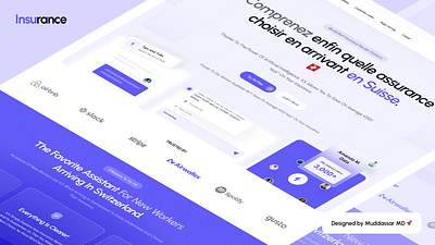 Insu - Insurance landing page ui ux design by Muddassar MD insurance landing page insurance theme landing page design landing page ui ux landing ui ux design muddassar md muddassar ux ui ui design ui ux ui ux design ux ux design web design web ui desing web ui ux web ui ux design website design website ui ux design