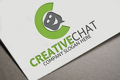 Creative Chat Logo branding creative chat logo graphic design logo