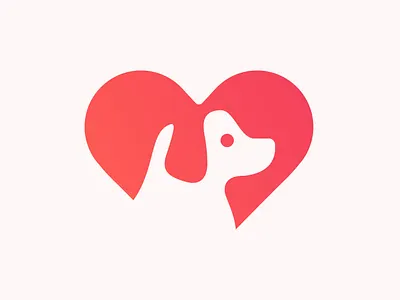 Puppy and Hart logo unused for sale animal animal lovers brand identity branding dog dog and hart dog lover doggy dogs hart hart and puppy logo logo design logo designer logos logosohel modern logo pet pets puppy