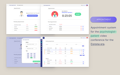 Doctor-Patient appointment and video conferencing project