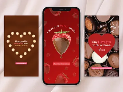 Winans | Valentine's Day Ads ad design advertising creative strategy cro cro design design facebook ads graphic design instagram ads marketing meta ads social media valentine