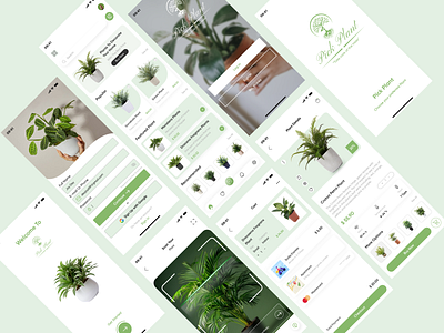 Plant Shop app Design app design branding case study clean app design dashboard design graphic design landing page design layout minimal app design modern design plant app design prototype trendy design ui uiux user experience user interface ux web design wireframe