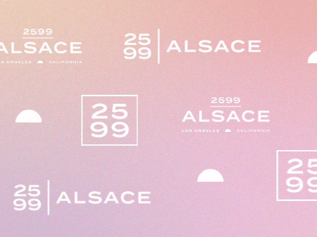 2599 Alsace in Los Angeles, CA Branding Design apartment branding apartment logo apartment marketing apartments brand design brand identity design branding branding design logo design multifamily