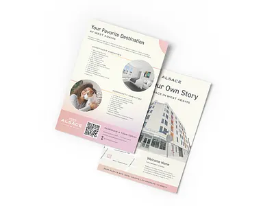 2599 Alsace in Los Angeles, CA Poster Design apartment branding apartment logo apartment marketing apartments branding design flyer design multifamily poster design