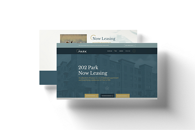 202 Park Apartments Brand and Website Design apartment branding apartment marketing apartment website brand website branding branding website multifamily multifamily website website website design