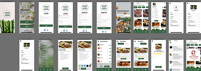 Fit Fast Food branding graphic design logo ui