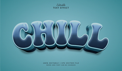 Text Effect Chill 3d 3d text effect baby chill logo text effect