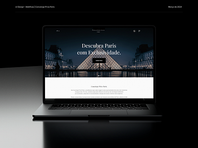 Web Design | Concierge Prive Paris figma interface ui web design webflow website