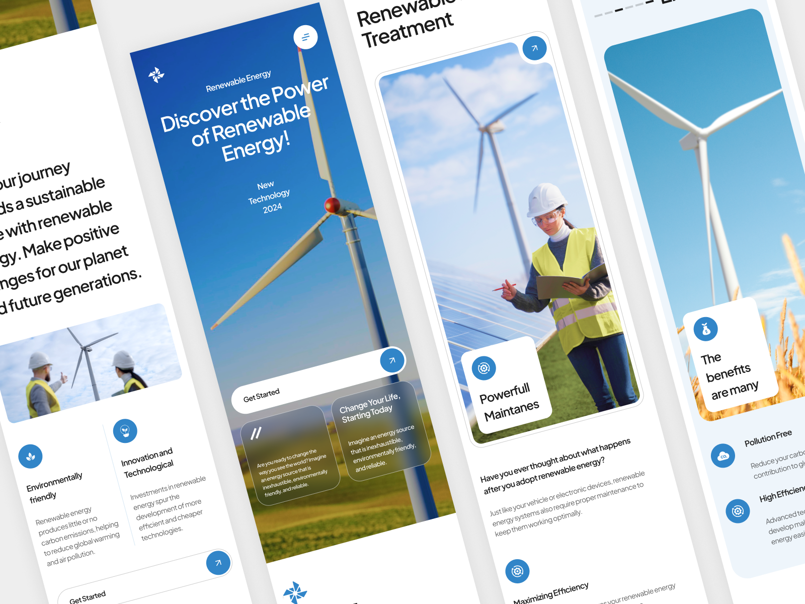 Responsive Renewable Energy site by Irfan Dedek 🥦 for Pixelz on Dribbble