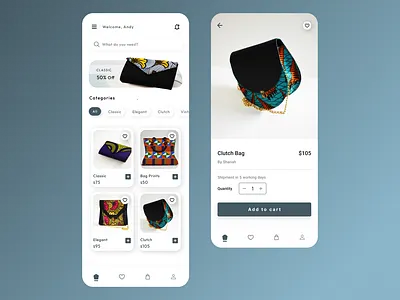 E-commerce App UI ui