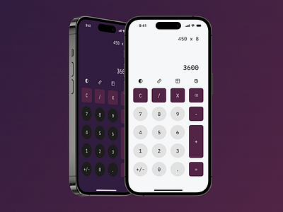 Calculator UI - Daily UI #004 calculator daily ui mobile app design ui ui design uiux