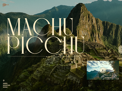 Machu Picchu Web Concept art direction boutiquehotel branding design hotel machu picchu travel ui web web design