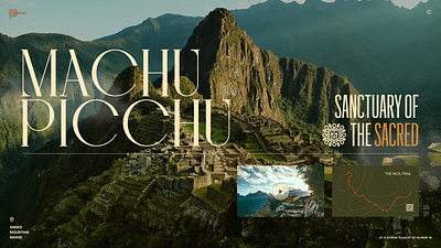 Machu Picchu Web Concept art direction boutiquehotel branding design hotel machu picchu travel ui web web design
