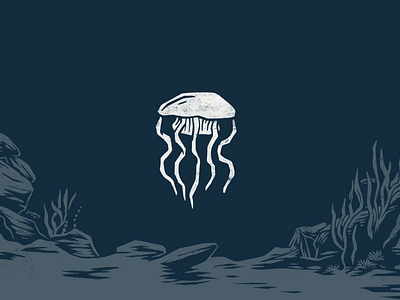 Tohorā - Search results loading animation 2d 2d animation animation jellyfish linocut moana motion ocean procreate sea sustainability underwater woodcut print