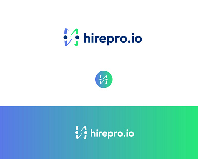 hirepro.io ai graphic design icon logo modern technology