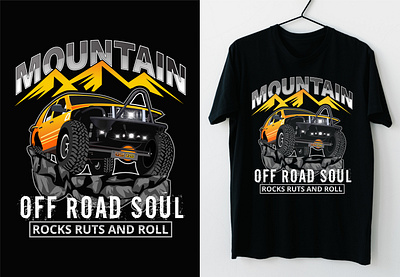 Car T shirt Design, Off Road Car, Mountain Car, Automotive Tees automotive tees car drawing car t shirt graphic design mountain t shirt