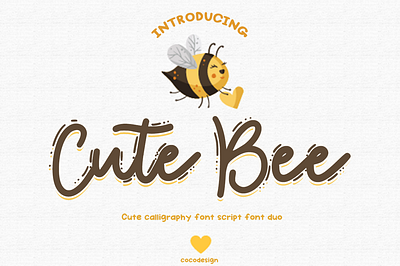 cute bee font 3d animation branding design font graphic design illustration logo motion graphics ui