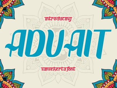 Advait – Sansekerta Font – Foreign Look advertising branding font classic crafting font creative font cultural font display font ethnic font foreign look illustration indian font logo font magazine font modern font packaging font poster font product design sticker font typeface font unique display