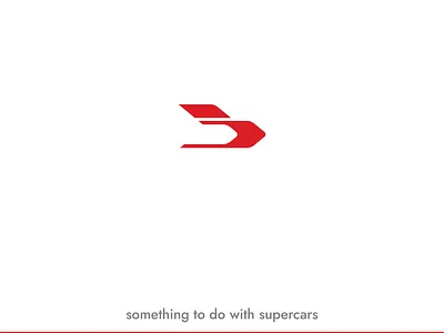 Supercar Logo automotive car graphic design logo logogram minimalist modern pictogram supercars track transportation