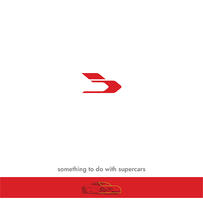 Supercar Logo automotive car graphic design logo logogram minimalist modern pictogram supercars track transportation