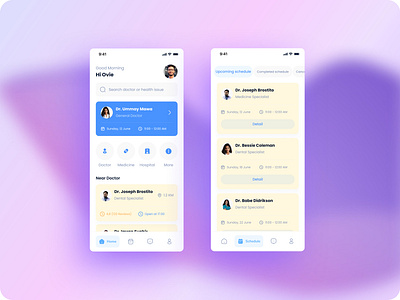 Doctor Appointment System UI/UX Design appdesign designinspiration doctorappointment healthcaredesign healthtech mobileui patientexperience uidesign userexperience uxdesign