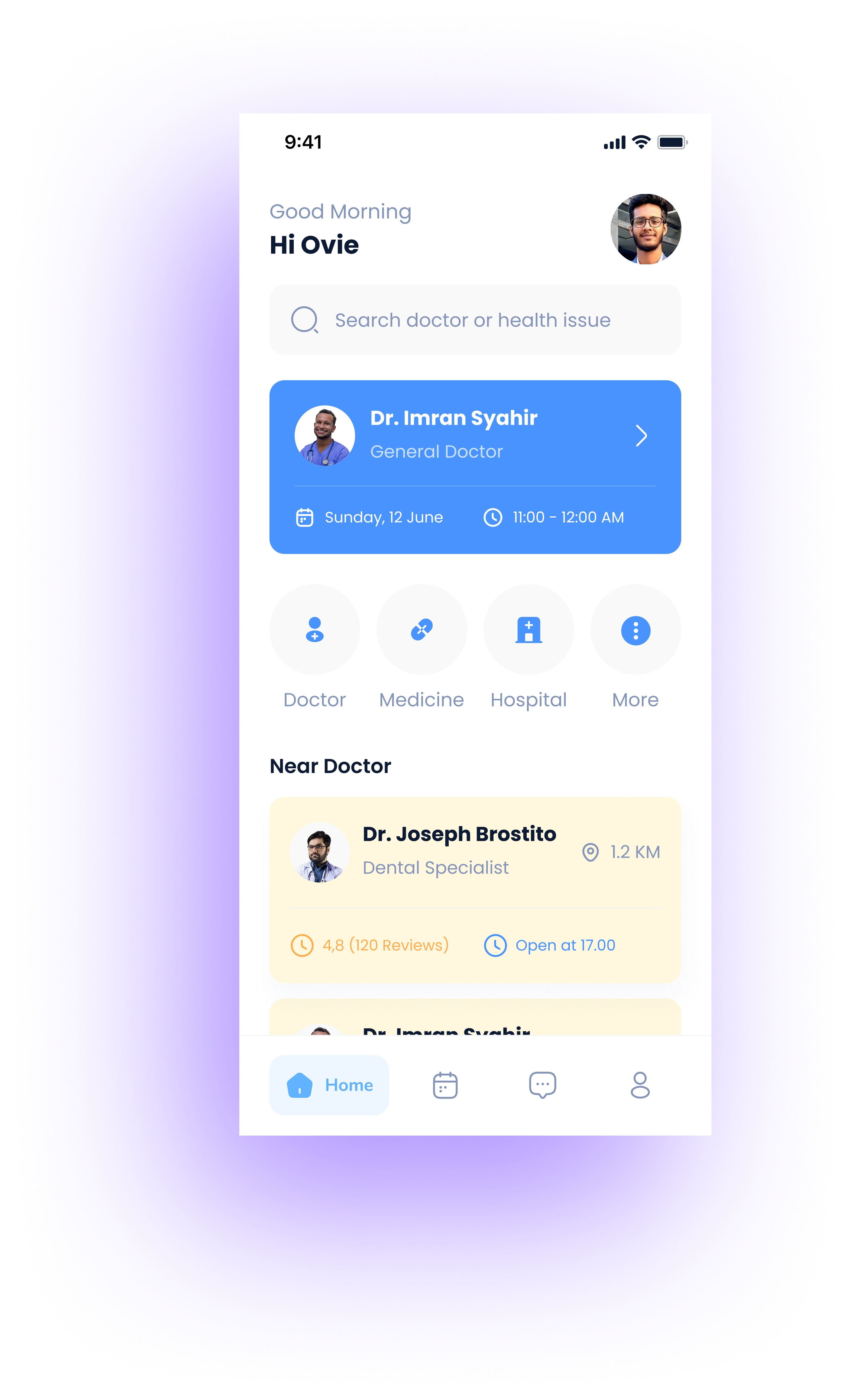 Doctor Appointment System UI/UX Design by Ovie Rahaman on Dribbble