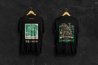 Mega Monsters Tour T-Shirt 1 apparel apparel design design fan art merch design music t shirt