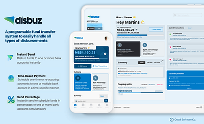 Dizbus- Automatic Payment Disbursement Solution ui