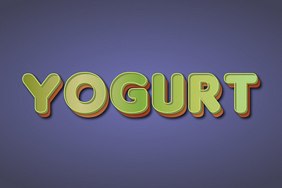 Yogurt Text Effect background yogurt