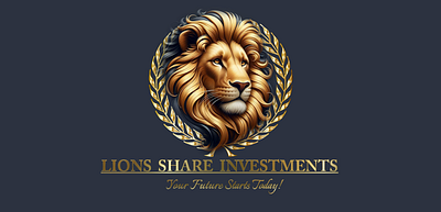 Lions-Share-Investments-1600 3d app branding graphic design illustration logo logos typography ui vector