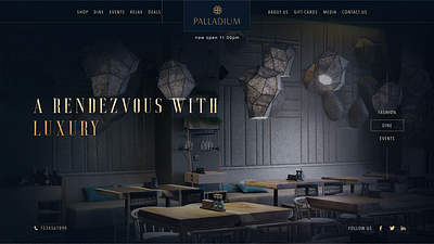 Phoenix Palladium adobe xd branding design graphic design ui uiux web design