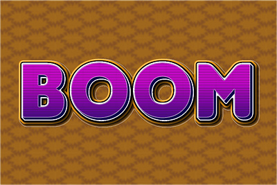 Boom Text Effect boom text effect