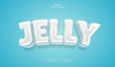 Text Effect Jelly 3d jelly logo text effect yummy