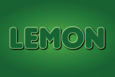 Lemon Text Effect lemon text effect