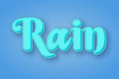 Rain Text Effect background rain text effect