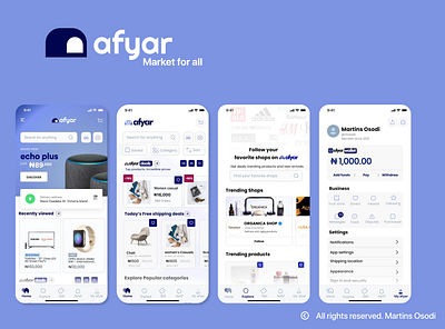 Afyar - Multi Vendor Ecommerce Solution ui