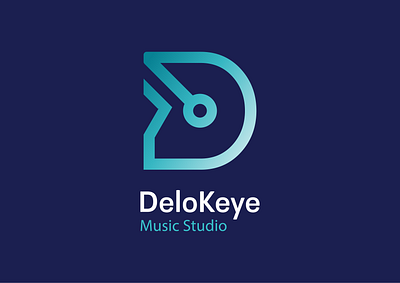 DeloKeye Music Studio Logo Design branding design graphic design illustration logo logo design logo vector simple design vector vector design